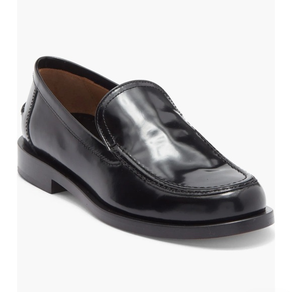 Labucq Collage Black Leather Loafers 42=12